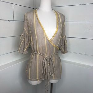 Maeve “Vibsy” Wrap Blouse